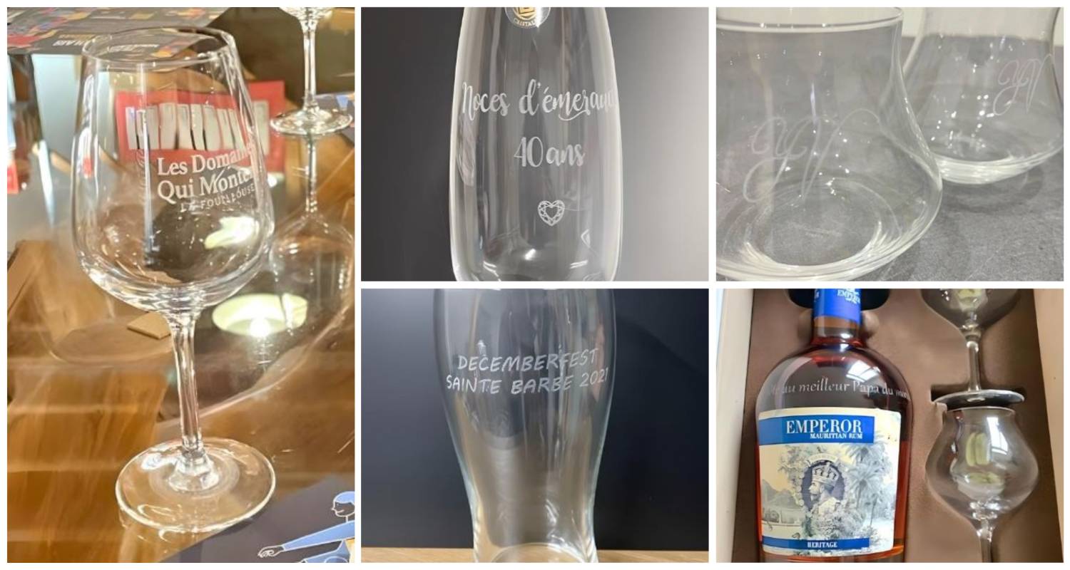 Personnalisation sur verre
