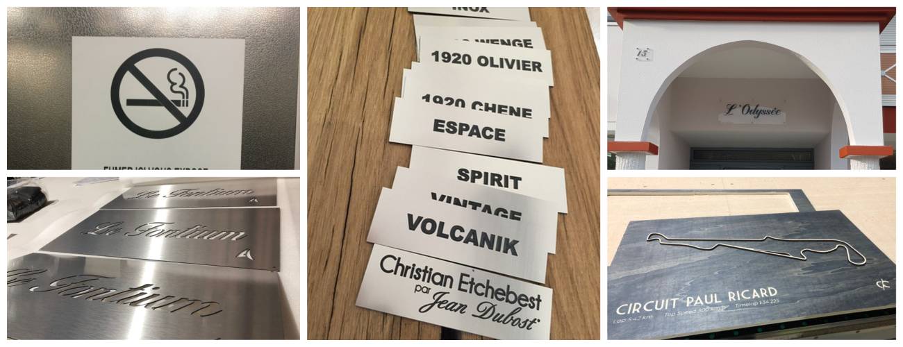 Signalétique, plaques et panneaux